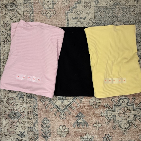 Old Navy Tops - Pink, Black, and Yellow Old Navy Tube Tops